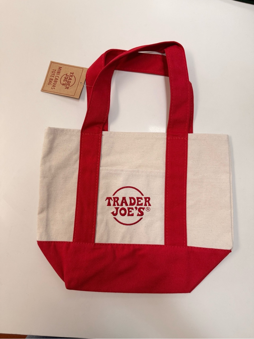 Trader Joe's Red Mini Tote